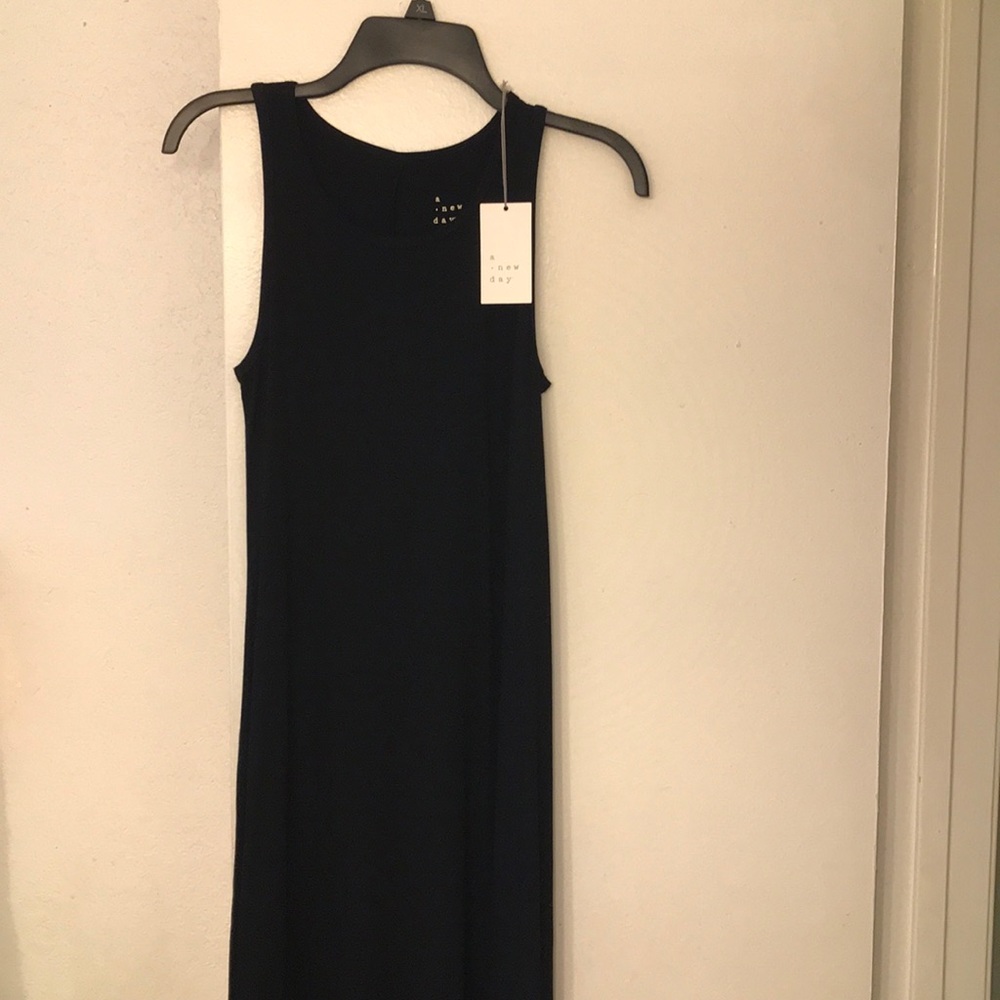 NEW - Sleeveless Round Neck Knit Tank Dress